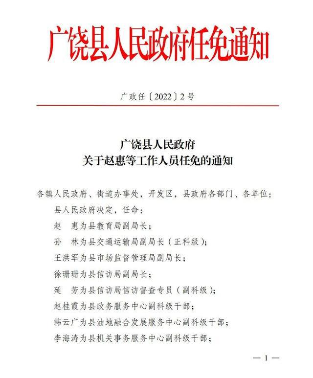 城中镇人事任命动态，新领导层的诞生及其影响